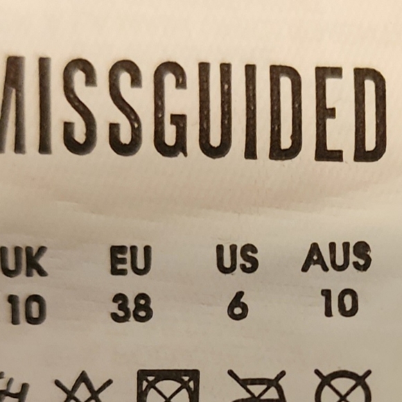 Missguided bikini bottom. Super high cut! US size 6 striped, string tie - Picture 2 of 9